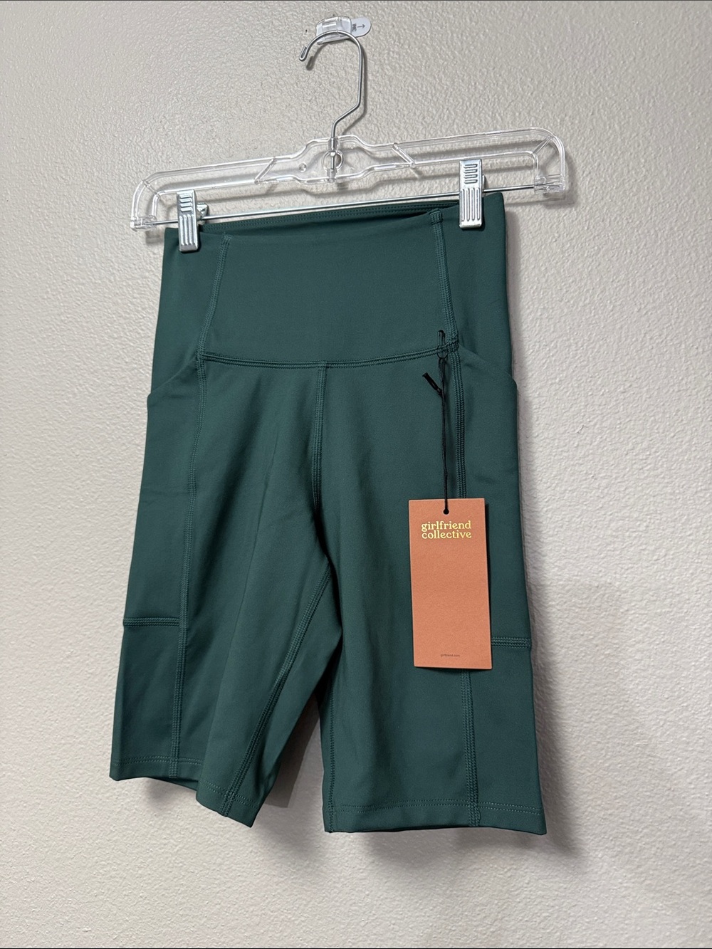 Girlfriend Collective High-Rise Pocket Bike Shorts